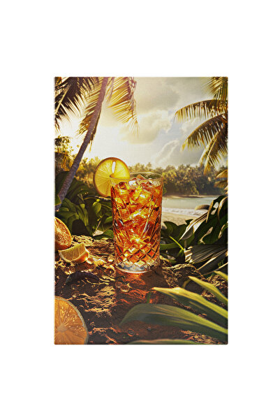 StoryGift Romania Tablou Canvas O Clipă De Răcoare Lămâi Și Limonadă La Umbra...