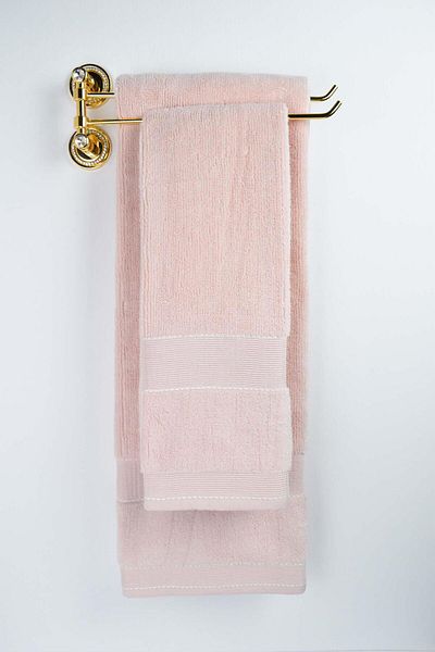 birizmoda Gloss Micro Cotton Bath Towel - Pink