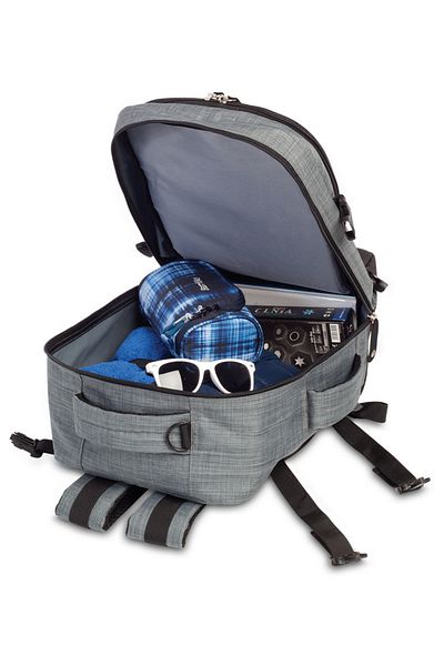 BESTWAY Travel Backpack, Wizz Air/ryanair 40 X 25 X 20 Cm, Pro Small, , F40290-r, Gray With Black