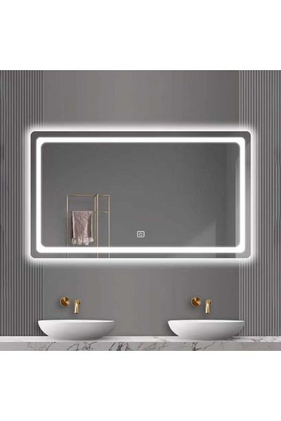 K Korman Oglindă de baie tactilă cu LED 60x80cm