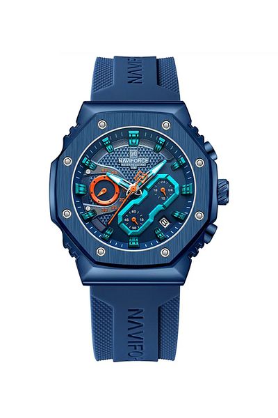 Naviforce 8035G Men's Chronograph Sports Watch – Waterproof, Luminous, Silicone Strap