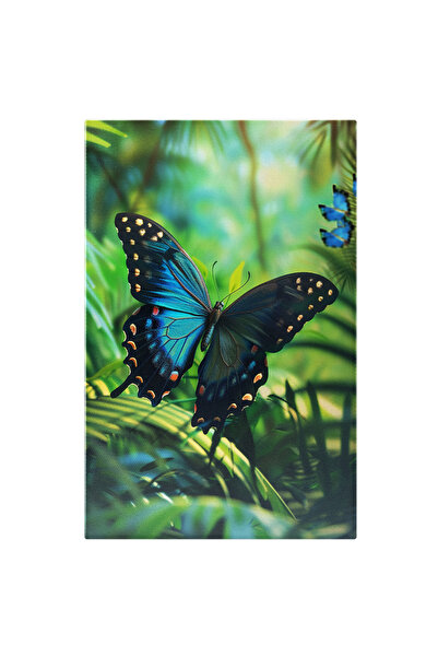 StoryGift Romania Tablou Canvas Fluturele Care Se Bucură De Unica Zi Din Paradisul Florilor Exotice , Pictura Dig