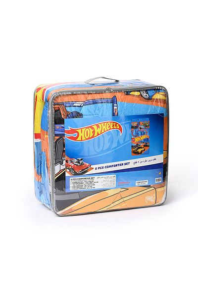 Hotwhells ‪HM-5IN1BNB-08 - Hotwheels HOTWHEELS 5IN1 BNB COMFORTER SET‬ - ‪HM-5IN1BNB-08