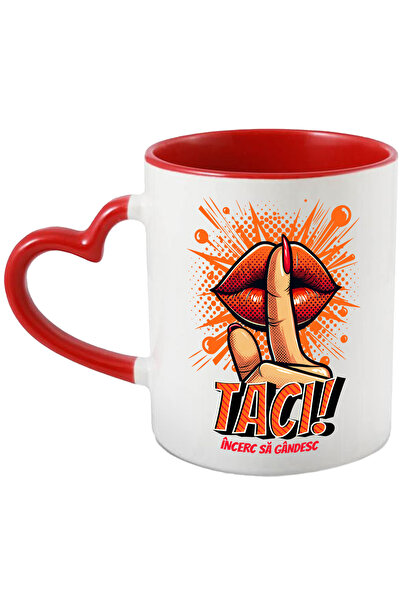 StoryGift Romania Cana Deget Cu Buze Femeei Text Taci Incerc Sa Gandesc, 330m...