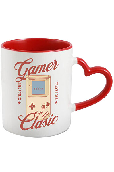StoryGift Romania Cana Gamer Clasic joc video vintige veeterani, 330ml, Ceram...