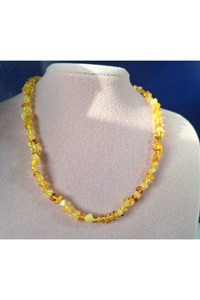 ERSOYDEMİRÖZDETAŞ Natural Amber Necklace Child 40 cm