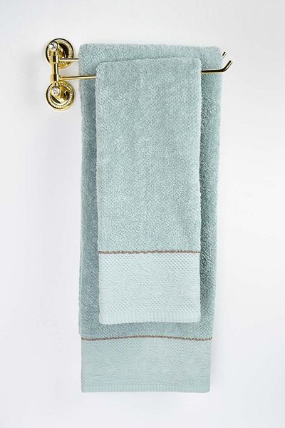 birizmoda Emily Jacquard Bath Towel - Green