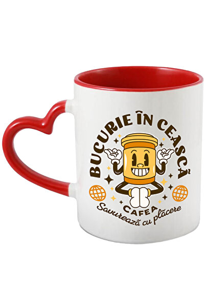 StoryGift Romania Cana Cafea bucurie în ceascs. Savureaza cu placere, 330ml, ...