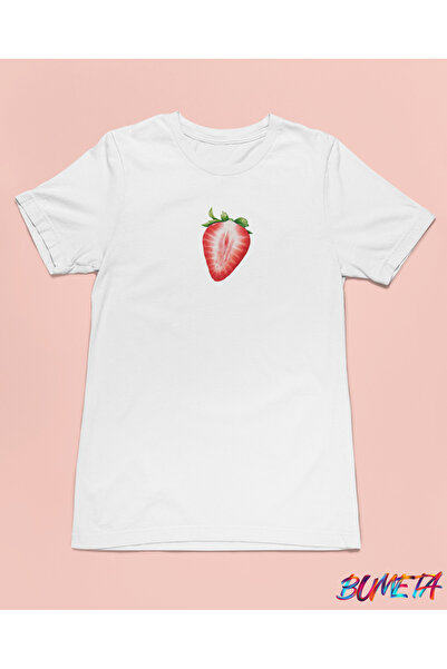 Bumeta Minimalistička unisex majica sa slicom jagode T-shirt