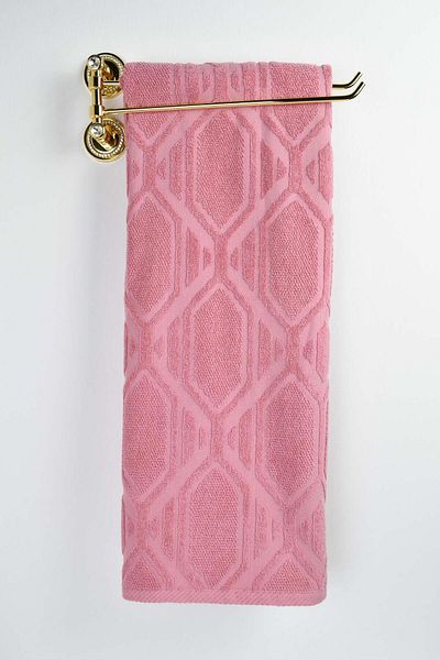 birizmoda Tomy Jacquard Bath Towel - Pink