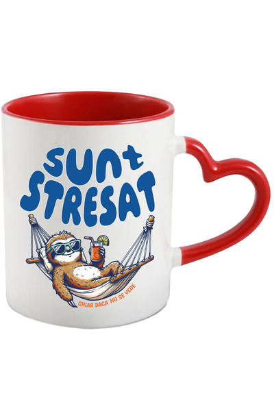 StoryGift Romania Cana Animal Lenes Cu Cocktail in hamac Text Haios Sunt Stre...