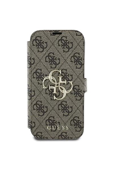 Guess Θήκη για iPhone 16 Pro Max, Βιβλίο, - Γκρι