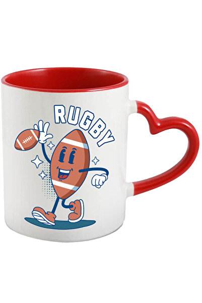 StoryGift Romania Cana cu Minge De Fotbal American Animata Pe Teren Sport Iub...