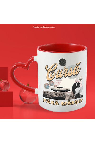 StoryGift Romania Mug endless race car speed adrenaline abstract, 330ml, Ceramic with Ma, Cu, STG