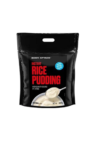Body Attack Rice pudding, powder, 3kg, Body Attack, Carbohydrate source