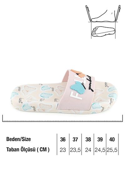 GEZER Women's Summer Pu Comfortable Sole Home Bathroom Pool Beach Slippers