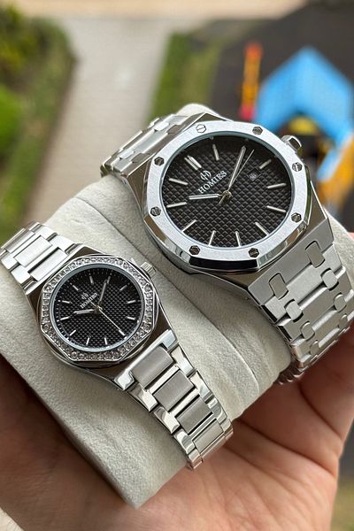 Homies Pair of Watches for Valentine's Day with Gift Box and Bracelet Gift Hmsglm09876S