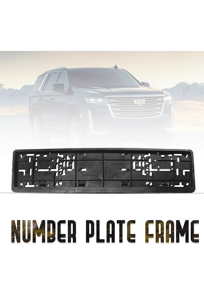SULFAR Universal Car Number Plate Frame - Secure and Durable License Plate Holder for Front and Rear Plates