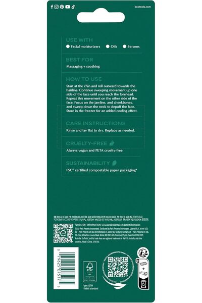 Ecotools Jade Face & Under Eye Roller For Smoothing & De-Puffing