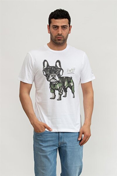 Replay Regular Erkek Bisiklet Yaka T-Shirt