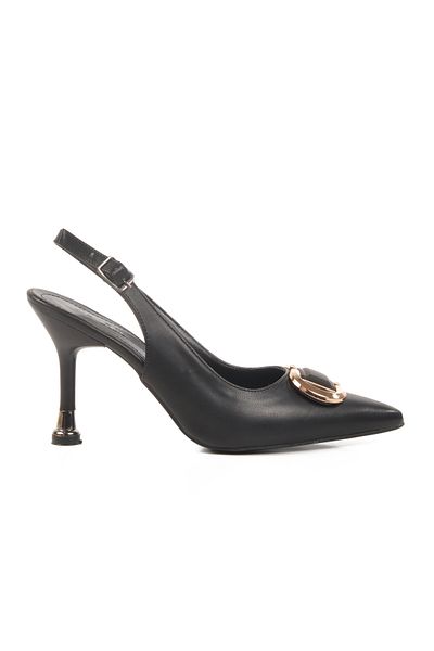 Pierre Cardin Pantofi de seară negri cu toc subțire PC-54547 Z