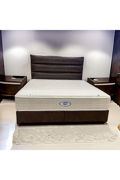 BACK COMFORT Aldora Mattress IN80034 – 30cm Height, Natural Latex & Hard Foam, Firm Back Support & Hotel Comfort