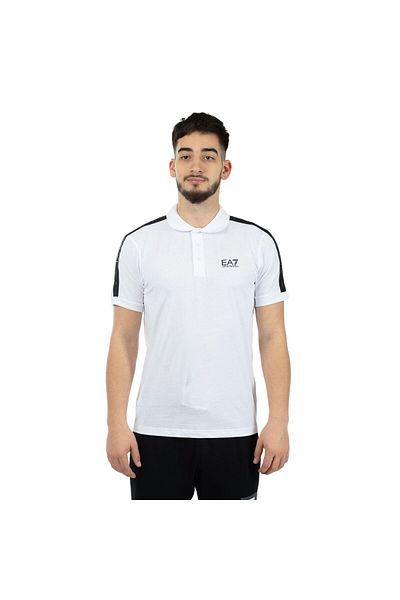 EA7 Emporio Armani Tricou polo pentru barbati TRAIN LOGO SERIES M TAPE POLO CO - 3DPF23PJ02Z01100