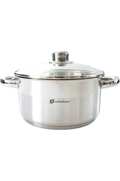 SCHMITTER Schmitter stainless steel pot, 3-layer bottom, size 24x14 cm, 6 L