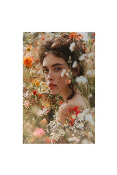 StoryGift Romania Tablou Canvas: Empatia Florilor Cu Sentimentele Umane - Loc De Relaxare Pentru O Fata Ce Iubeș