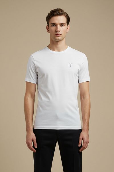 Kozik Unisex 6 Pack Slim Fit Slim Fit 100% Cotton Crew Neck T-Shirt