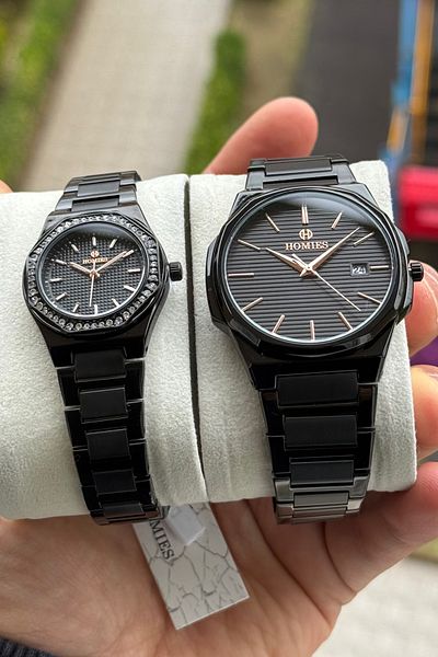 Homies Pair of Watches for Valentine's Day with Gift Box and Bracelet Gift Hmsglm09876S