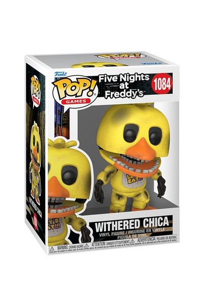 Funko بوب! جيمز: شخصية ويذرد تشيكا من الفينيل من فايف ليالي في فريدي
