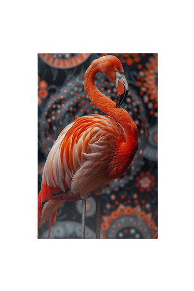 StoryGift Romania Tablou Canvas: Pasărea Flamingo În Lumea Viselor - Eleganță În Înălțimi Pictura Digitala