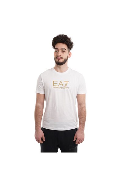 EA7 Emporio Armani EMPORIO ARMANI EA7 T-shirt for men TRAIN GOLD LABEL M TEE SS PIMA JS BIG LOGO.
