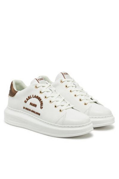 Karl Lagerfeld adidași pentru femei KL62539M albi
