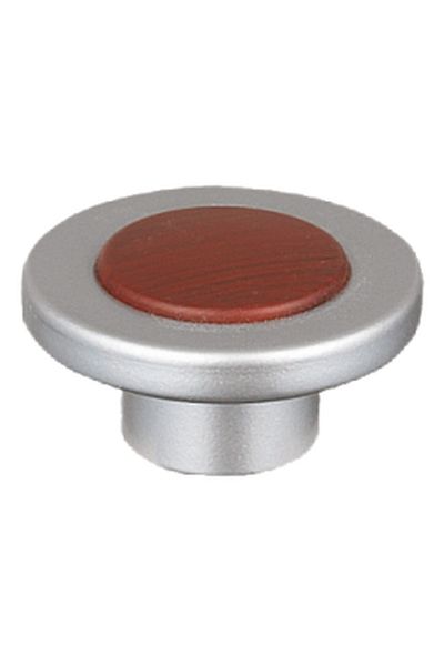 flores Buton pentru mobila rotund, din plastic, 1103-08, mahon