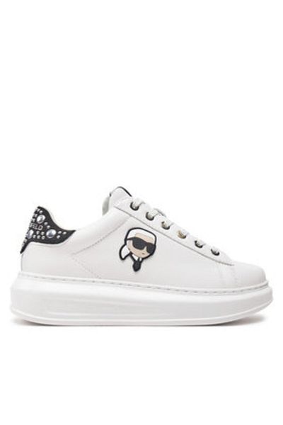 Karl Lagerfeld adidași pentru femei KL62529M albi