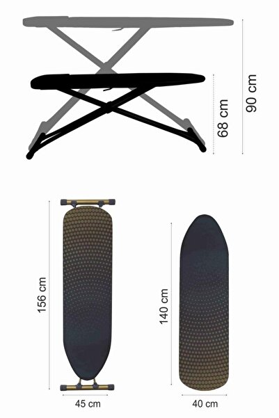 Devecioğlu Harbinger Yeni Nesil Mm155 Smartboard Ütü Masası