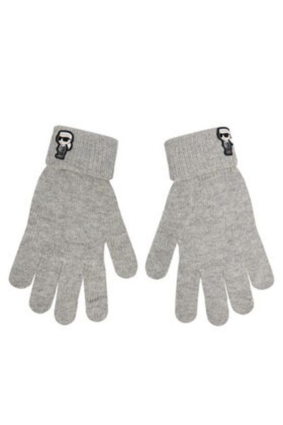 Karl Lagerfeld women's gloves 236W3608 grey