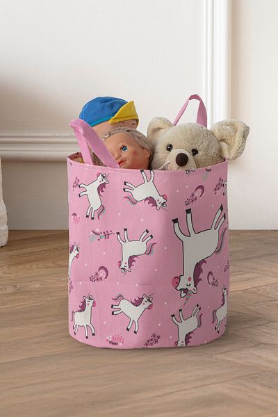 Ottoson Game Toy Basket Multi-Purpose Baby and Kids Room Organizer Storage Box Organizer 52X40