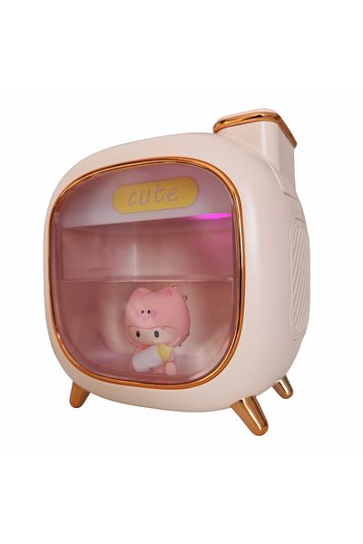Naimeed Company Umidificator de aromaterapie pentru copii, Naimeed D6069, roz, 120x126x88mm