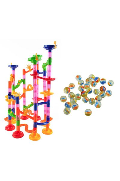 zola Children's toy marble run, super marble race, 105 elements, 35x40 cm