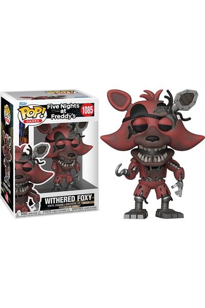 Funko بوب! جيمز: مجسم فوكسي الذابلة من الفينيل من لعبة فايف ليالي في فريدي