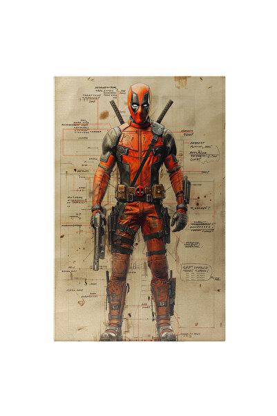 StoryGift Romania Tablou Canvas: Foaie Tip Pergament Cu Inscripții Tehnice - ...