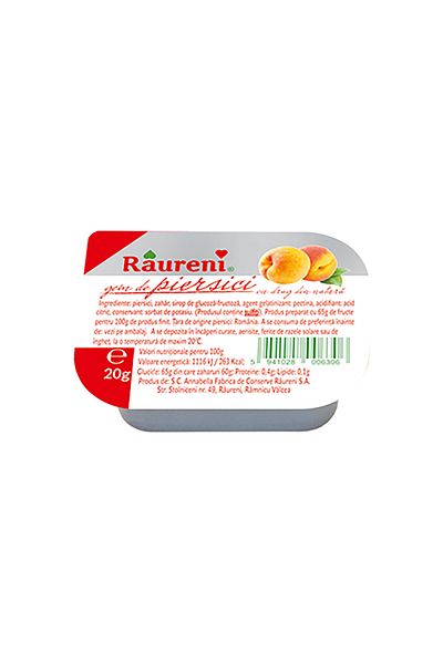 Raureni Peach Jam 40 x 20 g, Raureni