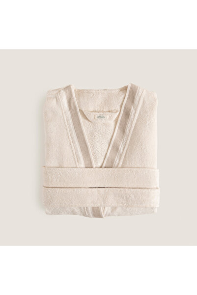 Chakra Stella Unısex Bornoz Natural