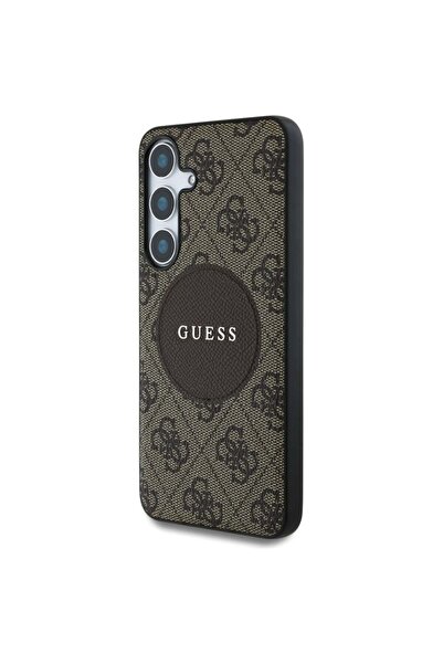 Guess Θήκη για Samsung Galaxy S25 Plus, Circle Classic Logo MagSafe, Guess, Καφέ