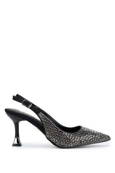Tamer Tanca Women's Vegan Black Heeled Shoes