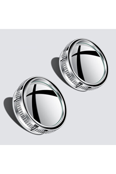 Choice1 Silver 2Pcs Blind Spot Mirror For Car Traffic Mirror Car Rear View Mi...