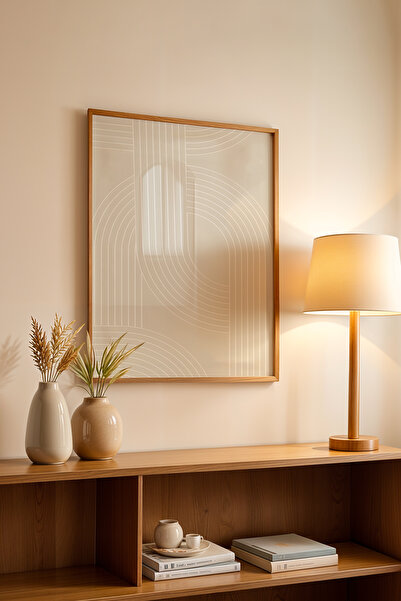 Basquiart Bohemian Serisi Ahşap Çerçeveli Poster, Tablo No:156